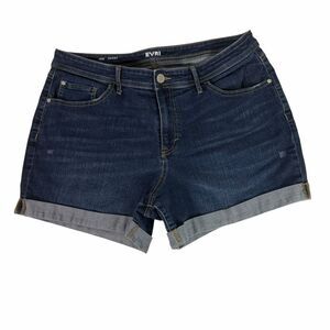 Evri Women’s 16W Denim Shorts Blue